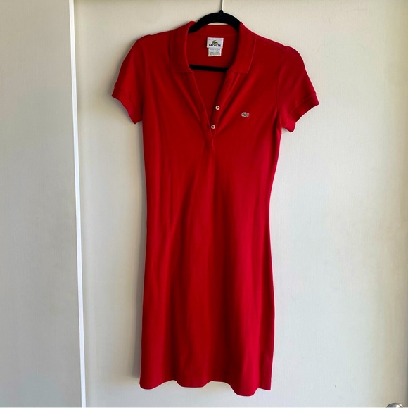 Lacoste Dresses & Skirts - Lacoste Piqué Polo Dress Size 36